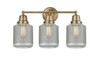 Stanton - 3 Light - 22 inch - Brushed Brass - Bath Vanity Light (623-3W-BB-G262)