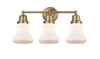 Bellmont - 3 Light - 22 inch - Brushed Brass - Bath Vanity Light (623-3W-BB-G191)