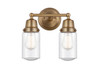 Dover - 2 Light - 13 inch - Brushed Brass - Bath Vanity Light (623-2W-BB-G314)