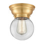 Beacon - 1 Light - 6 inch - Satin Gold - Flush Mount (623-1F-SG-G202-6)