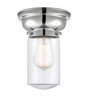 Dover - 1 Light - 6 inch - Polished Chrome - Flush Mount (623-1F-PC-G312-LED)