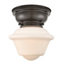 Oxford - 1 Light - 8 inch - Oil Rubbed Bronze - Flush Mount (623-1F-OB-G531-LED)