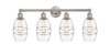 Vaz - 4 Light - 33 inch - Brushed Satin Nickel - Bath Vanity Light (616-4W-SN-G557-6CL)