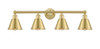 Smithfield - 4 Light - 34 inch - Satin Gold - Bath Vanity Light (616-4W-SG-M8-SG)