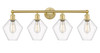 Cindyrella - 4 Light - 35 inch - Satin Gold - Bath Vanity Light (616-4W-SG-G652-8)