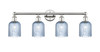 Bridal Veil - 4 Light - 32 inch - Polished Nickel - Bath Vanity Light (616-4W-PN-G559-5BL)