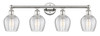Norfolk - 4 Light - 33 inch - Polished Nickel - Bath Vanity Light (616-4W-PN-G462-6)