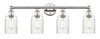 Hadley - 4 Light - 32 inch - Polished Nickel - Bath Vanity Light (616-4W-PN-G342)