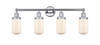 Dover - 4 Light - 32 inch - Polished Chrome - Bath Vanity Light (616-4W-PC-G311)