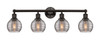 Athens Deco Swirl - 4 Light - 33 inch - Oil Rubbed Bronze - Bath Vanity Light (616-4W-OB-G1213-6SM)