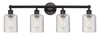 Cobbleskill - 4 Light - 32 inch - Oil Rubbed Bronze - Bath Vanity Light (616-4W-OB-G112C-5CL)