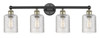 Cobbleskill - 4 Light - 32 inch - Black Antique Brass - Bath Vanity Light (616-4W-BAB-G112C-5CL)