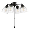 4 Light Universal Light Kit in Flat Black (LK401105-FB-LED)