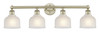 Dayton - 4 Light - 33 inch - Antique Brass - Bath Vanity Light (616-4W-AB-G411)