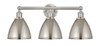 Bristol - 3 Light - 26 inch - Brushed Satin Nickel - Bath Vanity Light (616-3W-SN-MBD-75-SN)