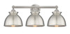 Adirondack - 3 Light - 26 inch - Brushed Satin Nickel - Bath Vanity Light (616-3W-SN-M14-SN)