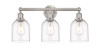 Bella - 3 Light - 24 inch - Brushed Satin Nickel - Bath Vanity Light (616-3W-SN-G558-6CL)