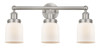 Bell - 3 Light - 23 inch - Brushed Satin Nickel - Bath Vanity Light (616-3W-SN-G51)