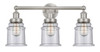 Canton - 3 Light - 24 inch - Brushed Satin Nickel - Bath Vanity Light (616-3W-SN-G184)