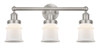 Canton - 3 Light - 23 inch - Brushed Satin Nickel - Bath Vanity Light (616-3W-SN-G181S)