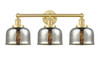 Bell - 3 Light - 26 inch - Satin Gold - Bath Vanity Light (616-3W-SG-G78)
