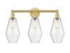 Cindyrella - 3 Light - 25 inch - Satin Gold - Bath Vanity Light (616-3W-SG-G654-7)
