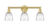 Brookfield - 3 Light - 24 inch - Satin Gold - Bath Vanity Light (616-3W-SG-G442)