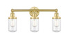 Dover - 3 Light - 23 inch - Satin Gold - Bath Vanity Light (616-3W-SG-G312)