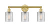 Cobbleskill - 3 Light - 23 inch - Satin Gold - Bath Vanity Light (616-3W-SG-G112)