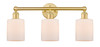 Cobbleskill - 3 Light - 23 inch - Satin Gold - Bath Vanity Light (616-3W-SG-G111)