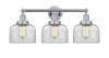 Bell - 3 Light - 26 inch - Polished Chrome - Bath Vanity Light (616-3W-PC-G72)