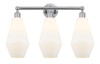 Cindyrella - 3 Light - 25 inch - Polished Chrome - Bath Vanity Light (616-3W-PC-G651-7)