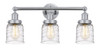 Bell - 3 Light - 23 inch - Polished Chrome - Bath Vanity Light (616-3W-PC-G513)