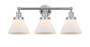 Cone - 3 Light - 26 inch - Polished Chrome - Bath Vanity Light (616-3W-PC-G41)