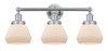 Fulton - 3 Light - 25 inch - Polished Chrome - Bath Vanity Light (616-3W-PC-G171)