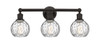 Athens Water Glass - 3 Light - 24 inch - Oil Rubbed Bronze - Bath Vanity Light (616-3W-OB-G1215-6)