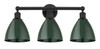 Plymouth - 3 Light - 26 inch - Matte Black - Bath Vanity Light (616-3W-BK-MBD-75-GR)