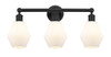 Cindyrella - 3 Light - 24 inch - Matte Black - Bath Vanity Light (616-3W-BK-G651-6)