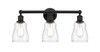 Ellery - 3 Light - 23 inch - Matte Black - Bath Vanity Light (616-3W-BK-G392)