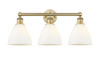 Bristol - 3 Light - 26 inch - Brushed Brass - Bath Vanity Light (616-3W-BB-GBD-751)