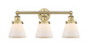 Cone - 3 Light - 24 inch - Brushed Brass - Bath Vanity Light (616-3W-BB-G61)