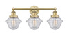 Oxford - 3 Light - 25 inch - Brushed Brass - Bath Vanity Light (616-3W-BB-G534)