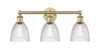 Castile - 3 Light - 24 inch - Brushed Brass - Bath Vanity Light (616-3W-BB-G382)