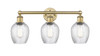 Salina - 3 Light - 24 inch - Brushed Brass - Bath Vanity Light (616-3W-BB-G292)