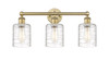 Cobbleskill - 3 Light - 23 inch - Brushed Brass - Bath Vanity Light (616-3W-BB-G1113)