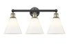 Berkshire - 3 Light - 26 inch - Black Antique Brass - Bath Vanity Light (616-3W-BAB-GBC-81)