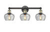 Fenton - 3 Light - 25 inch - Black Antique Brass - Bath Vanity Light (616-3W-BAB-G92)