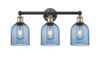 Bella - 3 Light - 24 inch - Black Antique Brass - Bath Vanity Light (616-3W-BAB-G558-6BL)