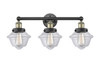 Oxford - 3 Light - 25 inch - Black Antique Brass - Bath Vanity Light (616-3W-BAB-G532)