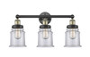 Canton - 3 Light - 24 inch - Black Antique Brass - Bath Vanity Light (616-3W-BAB-G182)